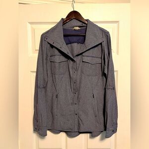 Gray/Purple Sol Survivor Sun Protection Shirt